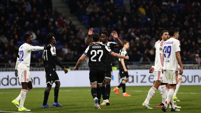 Λιόν - ΠΑΟΚ: Τα γκολ των Μερά και Μεϊτέ για το 2-2