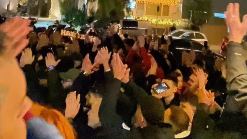 Ολυμπιακός: Ερυθρόλευκος «χαμός» από τον κόσμο στην άφιξη της αποστολής