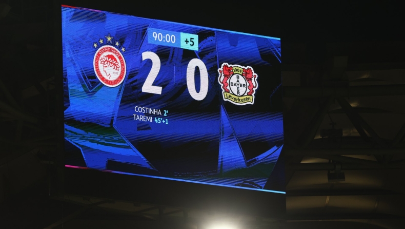 Ολυμπιακός – Μπάγερ Λεβερκούζεν: Τα highlights του ματς (vid)