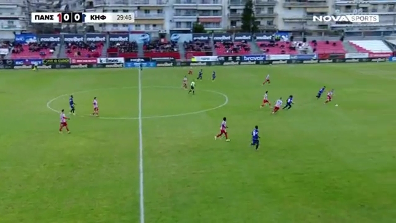 Πανσερραϊκός - Κηφισιά: Ο Χριστόπουλος άνοιξε το σκορ