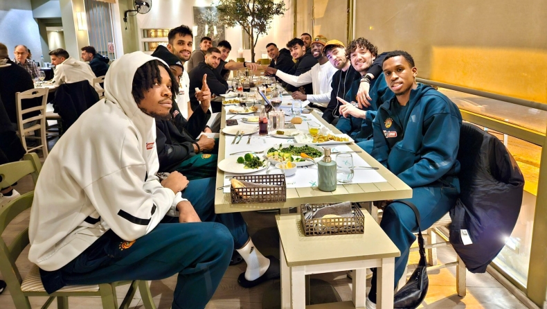 Παναθηναϊκός: Ο Σλούκας παρέθεσε δείπνο σε όλη την ομάδα