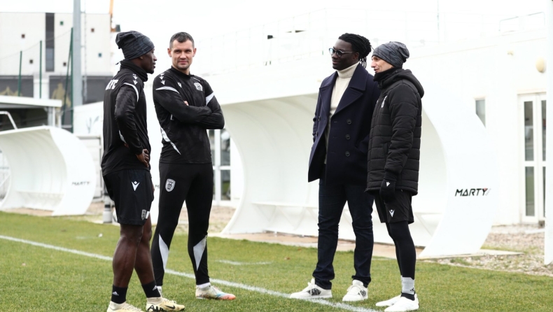 ΠΑΟΚ: Ο Γκομίς με Λουτσέσκου στην προπόνηση του Δικεφάλου