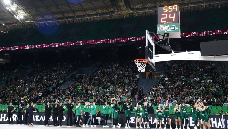 Παναθηναϊκός: Πάνω από 5 χιλιάδες φίλαθλοι έδωσαν δυναμικό «παρών» στο T-Center