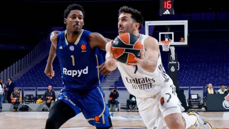 Ρεάλ - Μακάμπι 98-86: Καλπάζει και πλησιάζει στην 4αδα