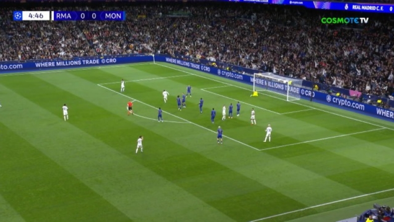 Ρεάλ Μαδρίτης - Μονακό: Ο Μπαπέ έδωσε το προβάδισμα