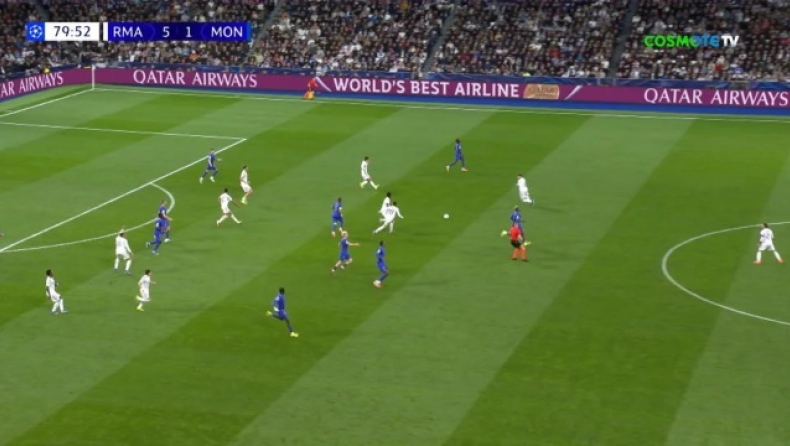 Ρεάλ Μαδρίτης - Μονακό: Σκοράρει και ο Μπέλινγκχαμ για το 6-1 (vid)