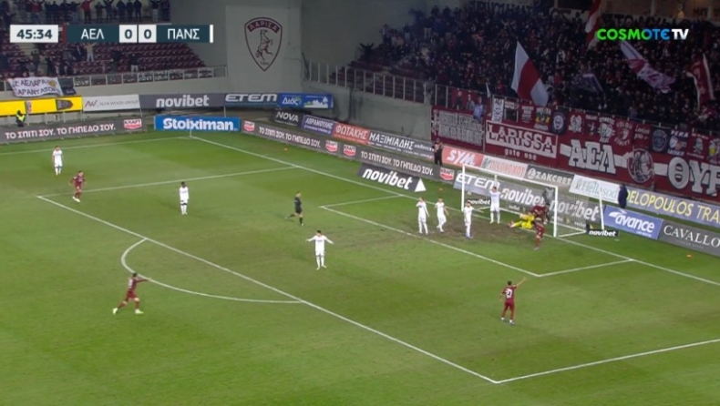 ΑΕΛ Novibet - Πανσερραϊκός: Γκολ ο Σαγάλ, μέτρησε με on field review 
