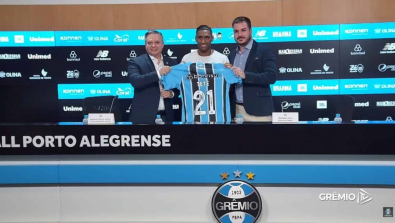 Παναθηναϊκός: Ο Τετέ έγινε τυμπανιστής με τους οπαδούς της Γκρέμιο