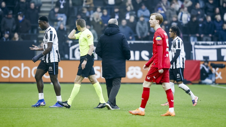 Χεράκλες - Τβέντε: Ποδοσφαιριστής αρπάχτηκε με ball boy!