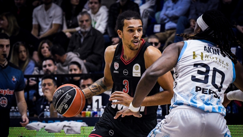 Κολοσσός - Ολυμπιακός 85-98: Με «τριπλό» Γουόρντ, πέρασε από τη Ρόδο