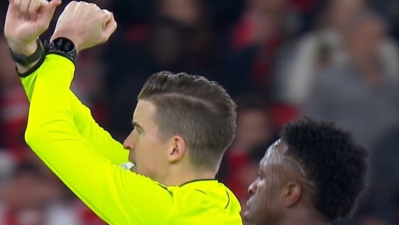 Μπενφίκα - Ρεάλ Μαδρίτης: Διακοπή μετά από πρωτόκολλο ρατσισμού για τον Βινίσιους!