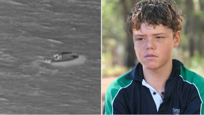 Απελπισμένη μητέρα έστειλε τον 13χρονο γιο της να κολυμπήσει 4 ώρες για να σωθεί η οικογένειά τους (vid)