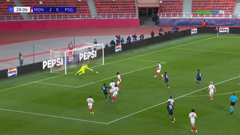 Μονακό - Παρί Σεν Ζερμέν: Ντουέ και Χακίμι έφεραν το ματς στα ίσα (vid)