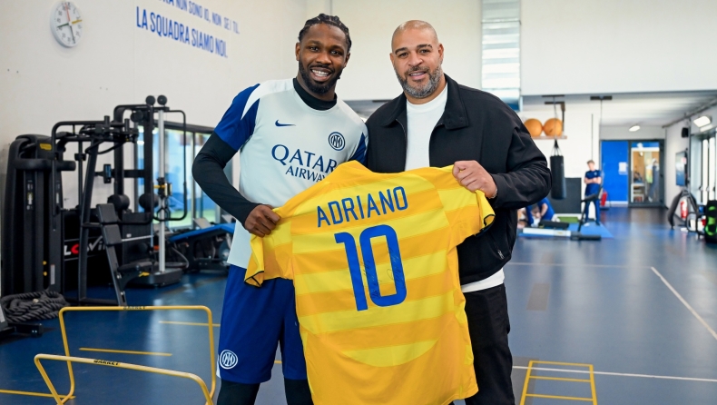 Ίντερ: Επέστρεψε ο «Αυτοκράτορας» Αντριάνο 