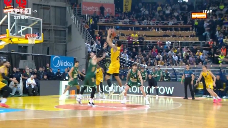 Άρης - Παναθηναϊκός: Το νικητήριο σουτ του Μποχωρίδη!