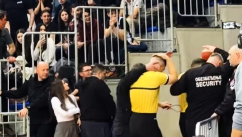 Παρτίζαν-Μέγκα Μπάσκετ: Διακοπή λόγω υβριστικών συνθημάτων