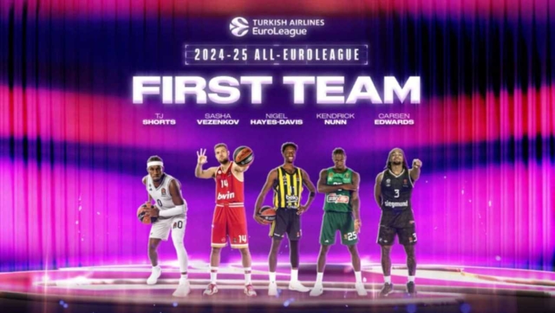 Παναθηναϊκός, Χέιζ - Ντέιβις: Οι πράσινοι έχουν 3 παίκτες της κορυφαίας πεντάδας στη Euroleague