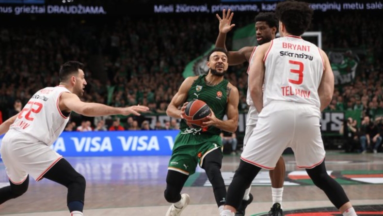 Ζάλγκιρις - Χάποελ Τελ Αβίβ 93-82: «Καθάρισαν» στην 4η περίοδο οι Λιθουανοί!