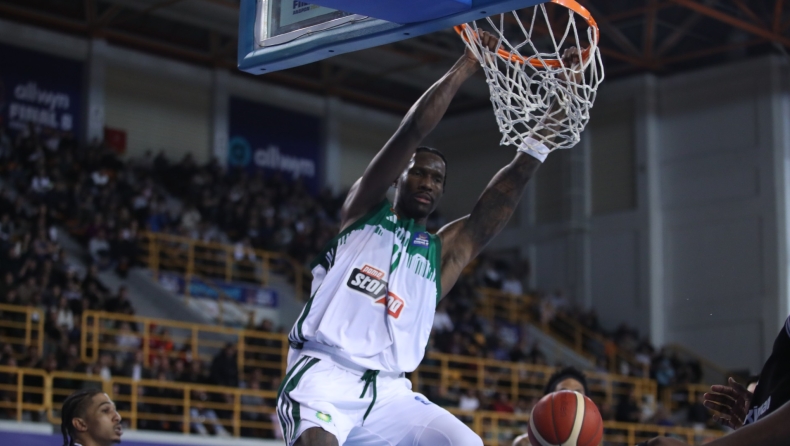 Παναθηναϊκός - ΠΑΟΚ 101-71: Ισοπεδωτικός στο ντεμπούτο Χέιζ-Ντέιβις και με σούπερ Χολμς