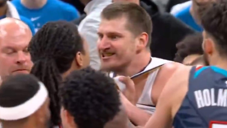 NBA: Έξω φρενών ο Γιόκιτς τα έβαλε με τη μισή ομάδα των Θάντερ!