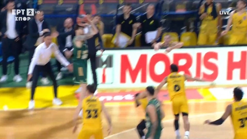 Άρης - Παναθηναϊκός: Το τρίποντο του Χουάντσο που έστειλε το ματς στην παράταση