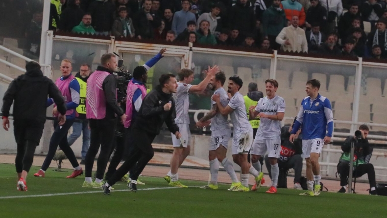 Παναθηναϊκός - Βικτόρια Πλζεν: Το γκολ του Λάντρα για το 2-2