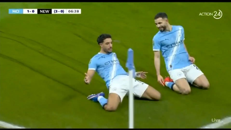 Μάντσεστερ Σίτι - Νιούκαστλ: Σκόραραν Μαρμούς - Ράιντερς για το 3-0 του ημιχρόνου (vid)