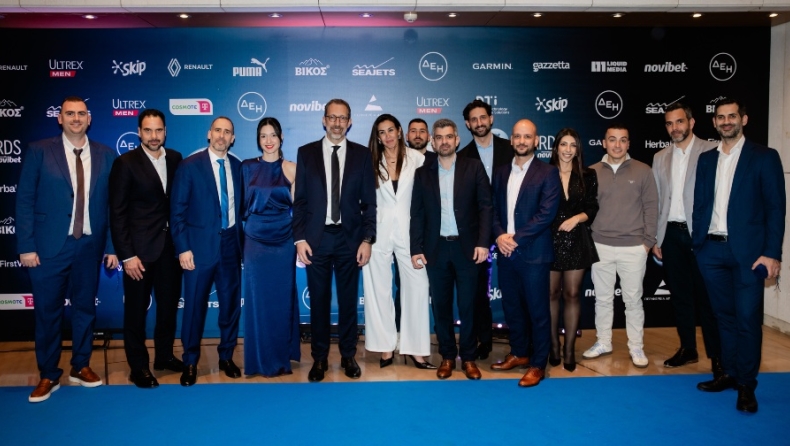 Η Novibet έδωσε το πιο βροντερό παρών στα Gazzetta Awards