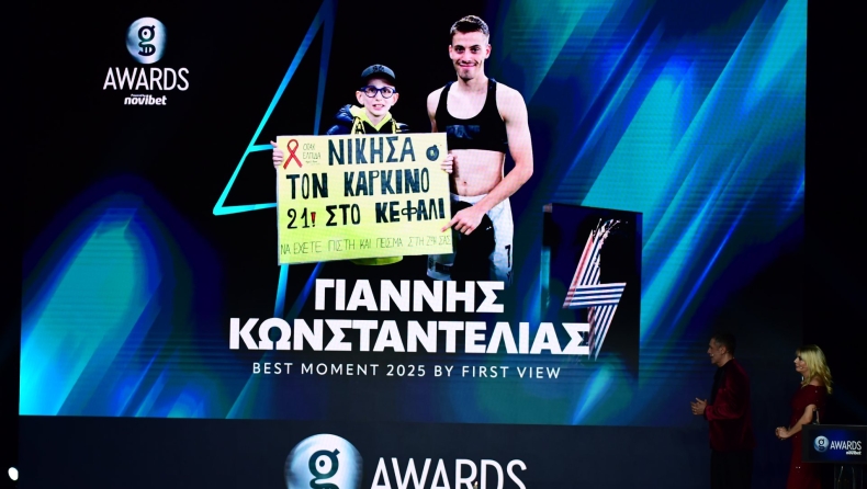 Gazzetta Awards 2025: To Best Moment στον Γιάννη Κωνσταντέλια 
