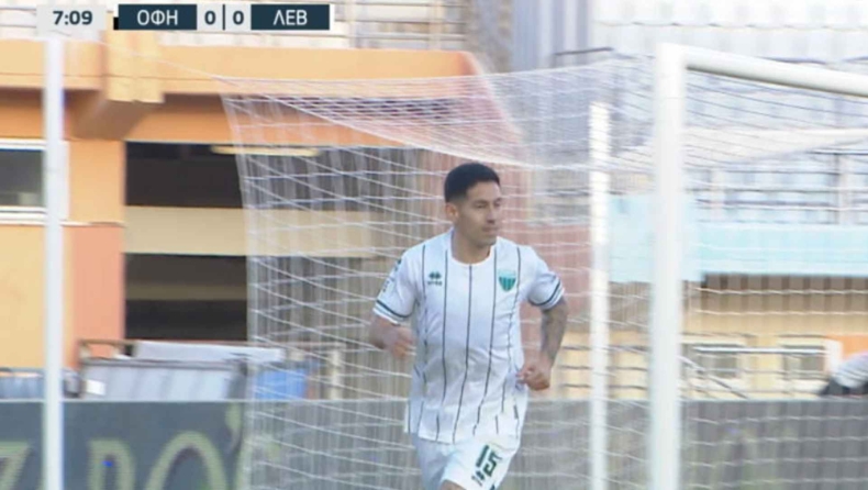ΟΦΗ - Λεβαδειακός: Ο Πεντρόσο άνοιξε το σκορ, το 1-1 ο Θεοδοσουλάκης