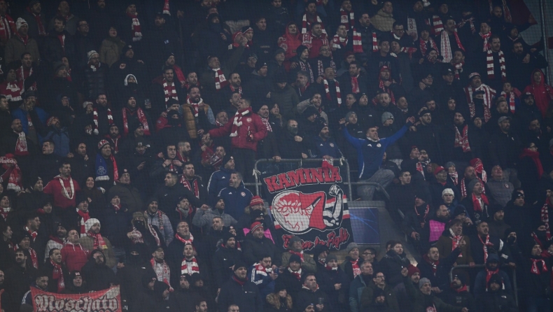 Ολυμπιακός: Συνεχίζεται την Παρασκευή (20/02) η διάθεση εισιτηρίων για το εκτός έδρας με την Λεβερκούζεν 