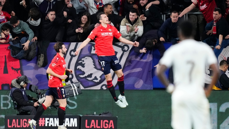 Οσασούνα - Ρεάλ Μαδρίτης 2-1: «Ζαλίστηκε» στην κορυφή και η Μπάρτσα... καραδοκεί