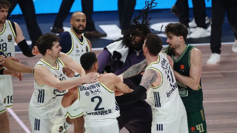 Παναθηναϊκός - Φενέρμπαχτσε: Η τουρκική ομάδα προέβη σε καταγγελίες για τη σύρραξη στο Telekom Center
