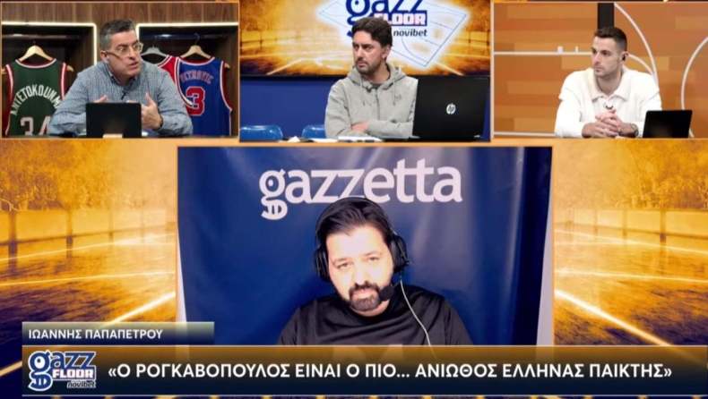 Η απίθανη ατάκα του Παπαπέτρου για τον «άνιωθο» Ρογκαβόπουλο: «Όχι να βάλω 10 τρίποντα, ούτε που έχω σουτάρει 10 τρίποντα σε ένα ματς»