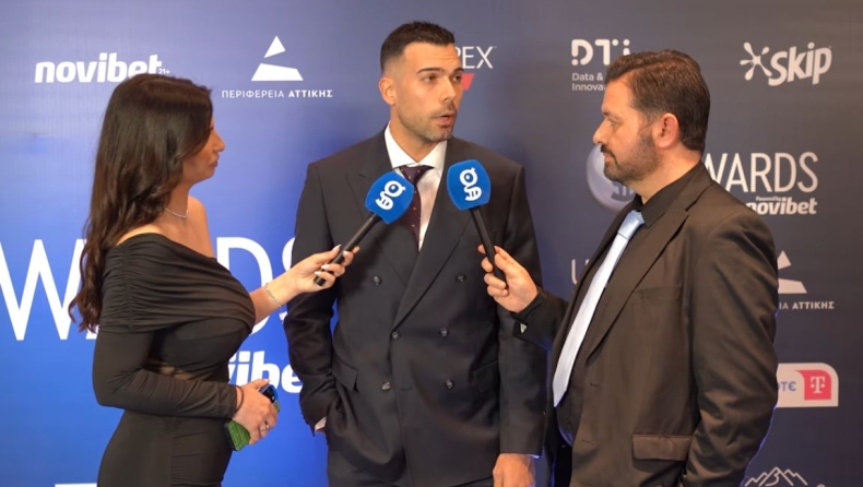 Σλούκας στα Gazzetta Awards 2025: «Είμαστε σε κακό φεγγάρι, αλλά μέσα σε όλους τους στόχους, βασικό να είναι η ομάδα στα playoffs»