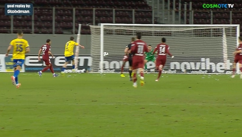 ΑΕΛ Novibet - Παναιτωλικός: Το γκολ του Σμυρλή για το 1-4