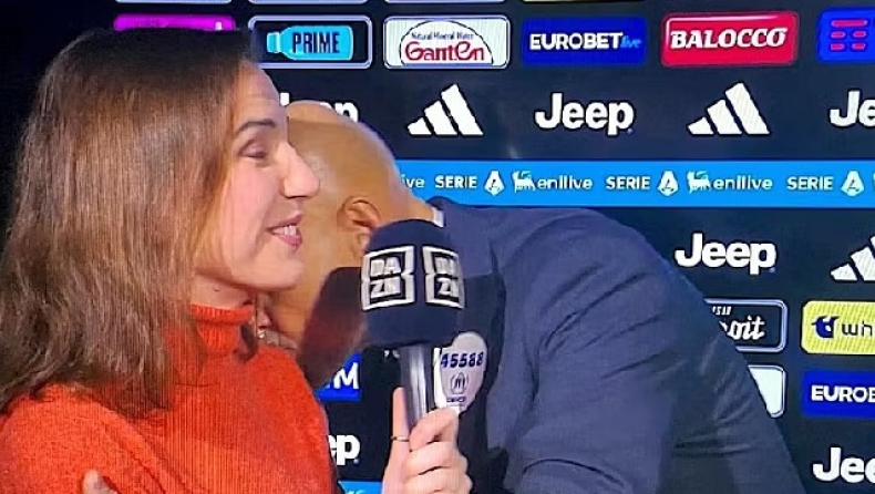 Σπαλέτι: Το φιλί σε δημοσιογράφο που του έπαιρνε δηλώσεις