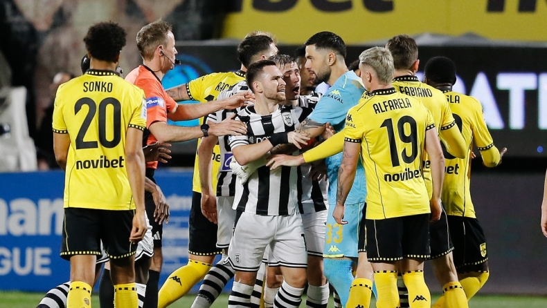 Άρης - ΠΑΟΚ: Η σύρραξη των παικτών στο φινάλε