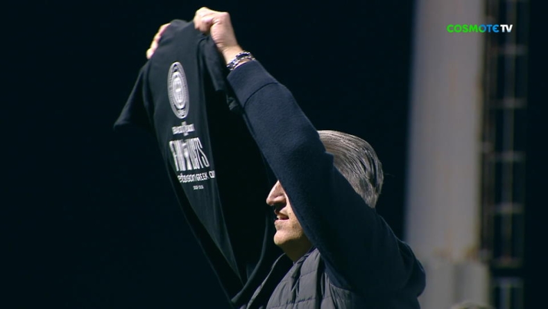 ΟΦΗ: Ο Μπούσης πανηγυρίζει με τον κόσμο την μεγάλη πρόκριση στον τελικό (vid)