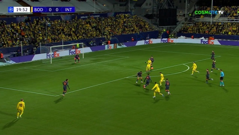 Μπόντο/Γκλιμτ - Ίντερ: Τα γκολ των Φετ και Εσπόσιτο