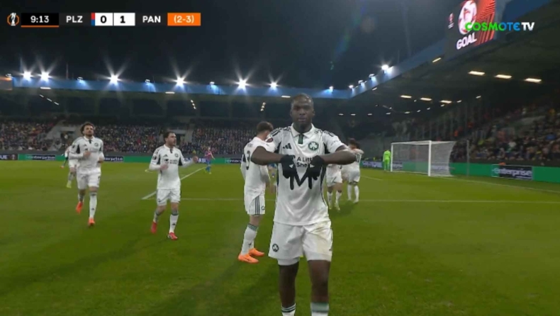 Βικτόρια Πλζεν - Παναθηναϊκός: Η ξεχωριστή αφιέρωση του Τεττέη στο γκολ (vid)