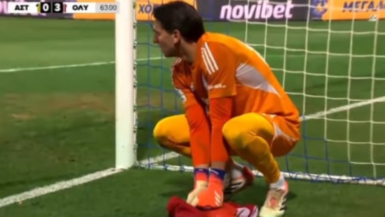 Ολυμπιακός: Το βίντεο με τη θερμορύθμιση των χεριών του Τζολάκη