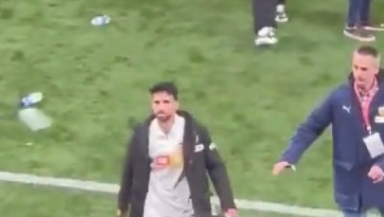 Οπαδός της Λεβάντε πέταξε μπουκάλι σε ποδοσφαιριστή της Βαλένθια! (vid)