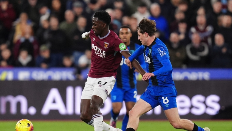 Γουέστ Χαμ - Μπόρνμουθ 0-0: Λευκή ισοπαλία στο Στάδιο του Λονδίνου