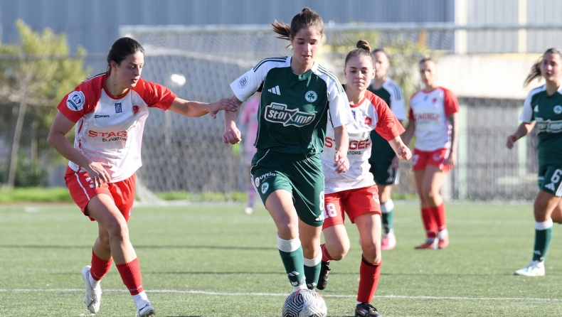 Α’ Εθνική Γυναικών: «Κόλλησε» στο μηδέν ο Παναθηναϊκός, πάρτι έκανε ο ΠΑΟΚ