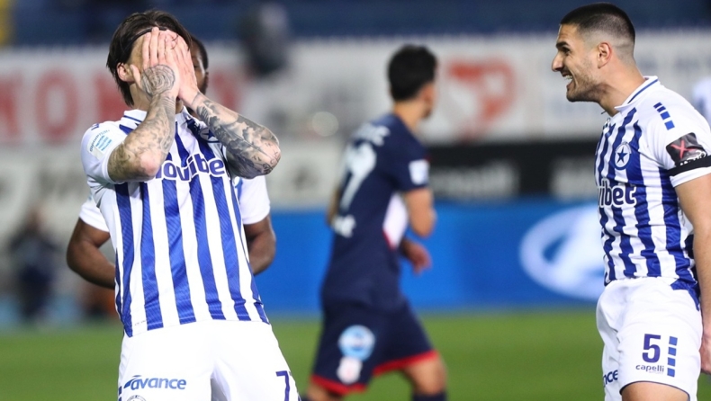 Ατρόμητος - Πανσερραϊκός: Το πρώτο γκολ του Τσούμπερ με πέναλτι για το 1-0