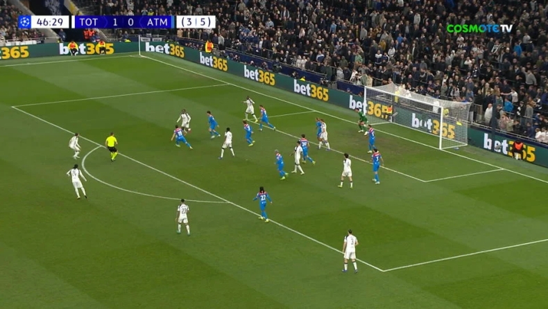 Τότεναμ - Ατλέτικο: Ισοφάρισε ο Άλβαρες, ξανά μπροστά οι Λονδρέζοι με Σιμόνς (vid)