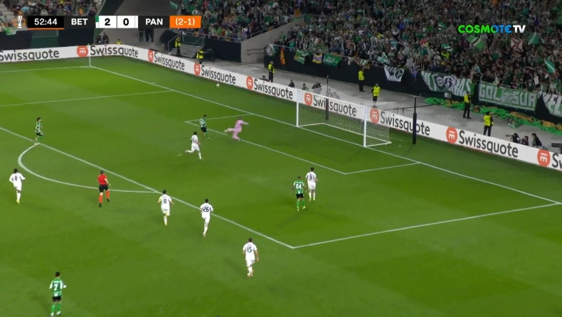 Μπέτις - Παναθηναϊκός: Γκολ ο Κούτσο Ερνάντες για το 3-0