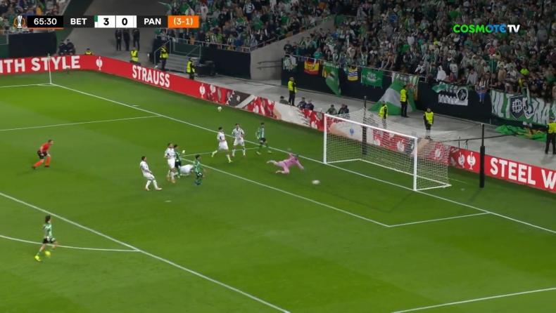 Μπέτις - Παναθηναϊκός: Γκολ και 4-0 ο Άντονι, πανηγύρισε με τραγιάσκα