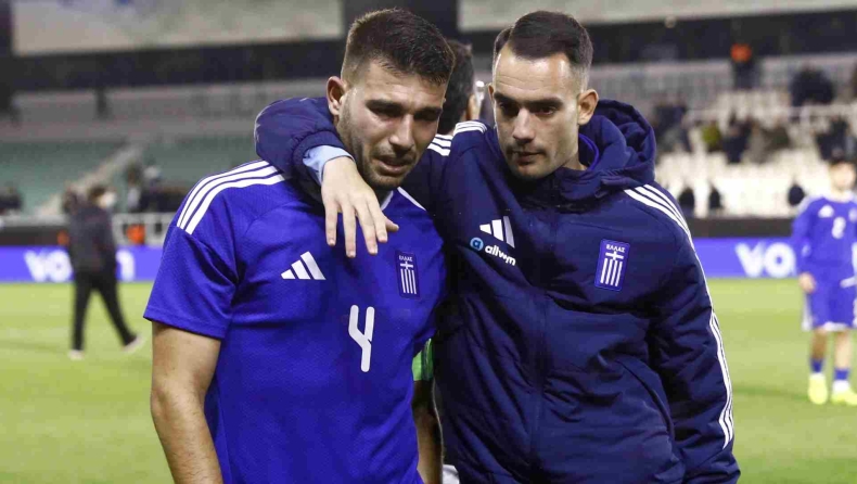 Ελλάδα – Γερμανία: Ξέσπασε σε κλάματα ο Καλογερόπουλος μετά την ήττα (vid)